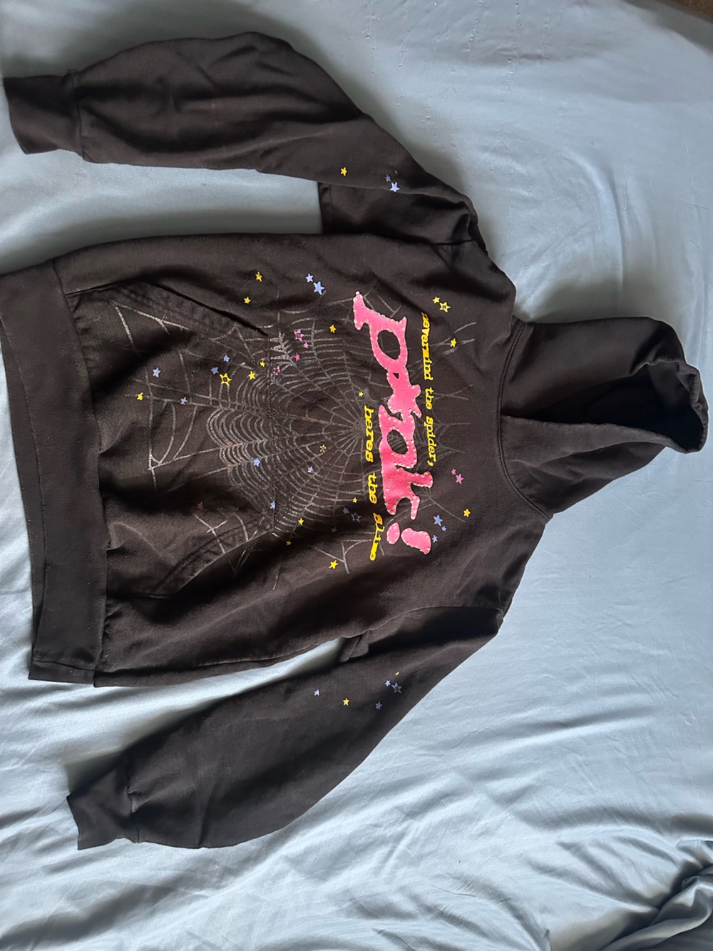 Spider Worldwide × Young Thug Sp5der Black Hoodie size M